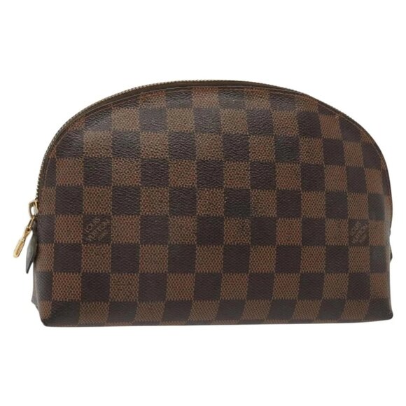 LOUIS VUITTON Damier Ebene Pochette Cosmetic GM Pouch N23345 LV Auth am9004 - Picture 1 of 16